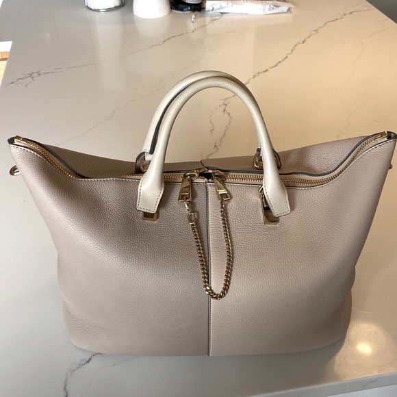 CHLOE Baylee Two-Tone Tote Bag - Picture 1 of 13